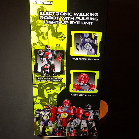 NEW CYBOTRONIX MARS MOTORIZED ATTACK ROBO SQUAD ACTION - Picture 4 of 6
